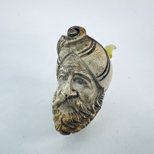 Vintage Head of Sultan Carved