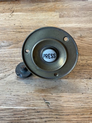Vintage brass front - front, bell