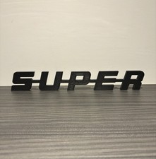 Scania Super Badge - Grille Badge - Black