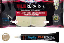 Tile RepairEzy: (Beige) - Tile Touch Up Filler: Use on Cracks & Chips - MagicEzy