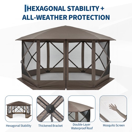 13x13ft screen gazebo - screen,