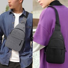 Men Chest Bag Pack Travel Outdoor  Sling Backpack Cross Body Sport Bag Shoulder