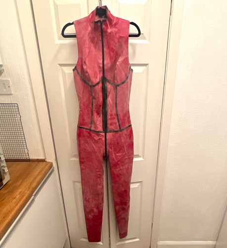 Skin two clothing red latex - two,