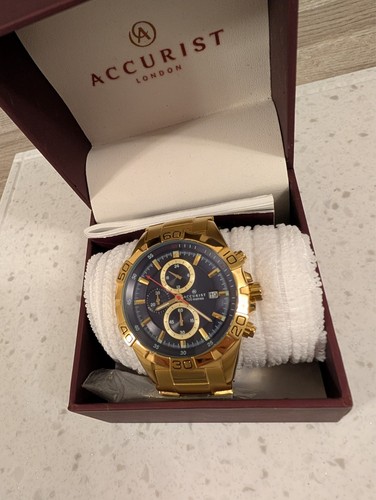 Accurist men gold tone - men's,