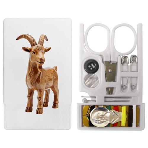 Carved goat mini - mini, travel