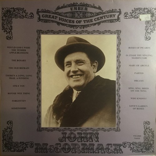 John mccormack volume lp - volume, (lp
