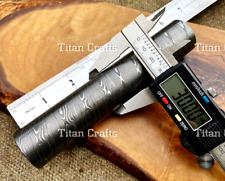 TITANs Original Damascus Steel Rod Billet Bar Jewelry Pen Making Blanks 30mm 6"