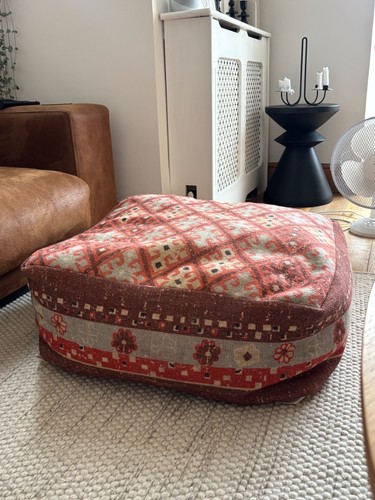 New red moroccan style foot - moroccan,