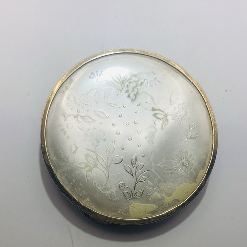 Vintage crown powder - crown, mirror