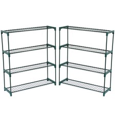 NEW Double Pack Flower Staging Display Greenhouse Racking Shelving
