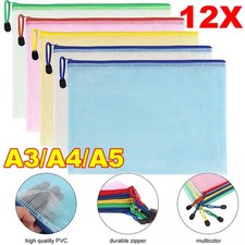 12X A3/A4/A5 Plastic Wallet