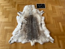 Luxurious Reindeer Hide Skin 136x120 cm Scandinavian Rug Prime Quality Real #451