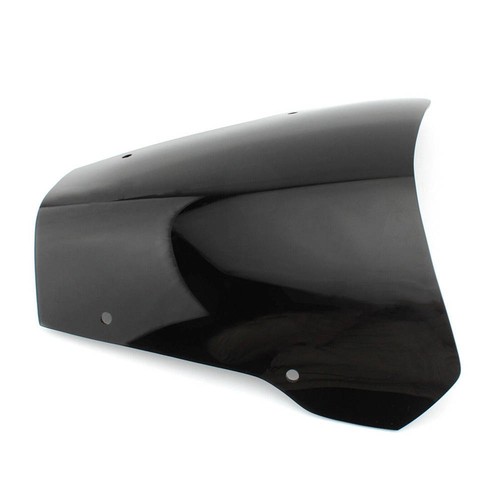 Black motorcycle windshield - black,