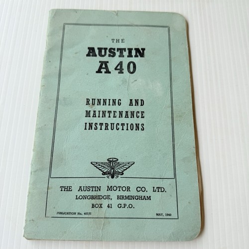 Vintage 1949 austin a40 - austin,