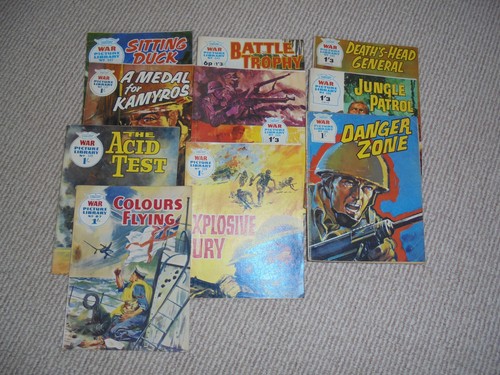 War picture library comics - library,