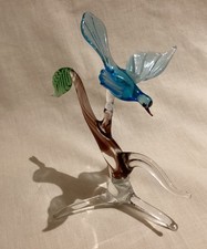 Vintage Handmade Glass Blue