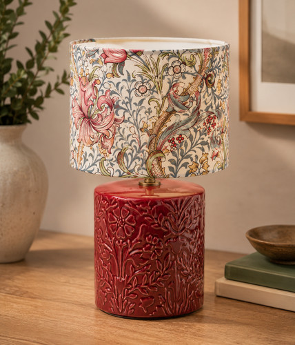 Golden lily ceramic - lily, table