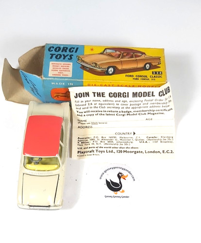 Vintage corgi toys 234 ford - vintage,