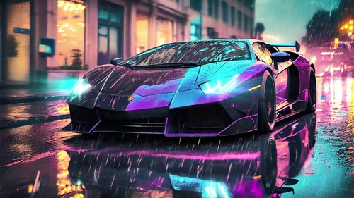 New lamborghini digital art - new,