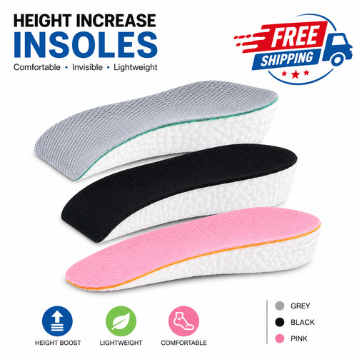Height increase insoles men - height,