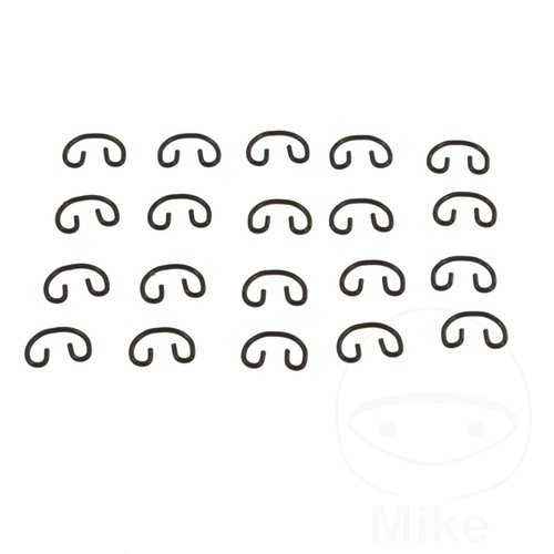 Clips 12mm gudgeon - gudgeon, 1