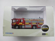 Oxford Diecast 76SFE005 Scania P31 Southend Essex Fire Engine & Rescue Service 