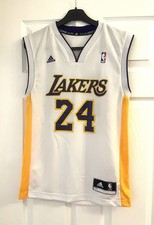 Los Angeles Lakers Kobe Bryant NBA Swingman Basketball Jersey T-shirt Size XS