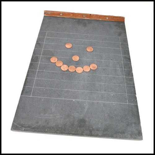 Vintage slate shove penny - vintage,