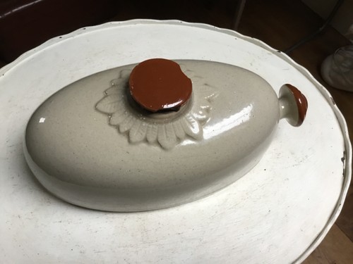 Vintage stoneware hot water - stoneware,