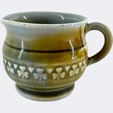 Irish Porcelain Shamrock Cream Jug Made In Ireland Small