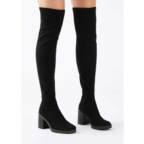 Topshop black over the - {topshop}, over-the-knee