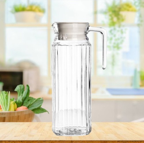 Slim glass fridge jug with - slim,