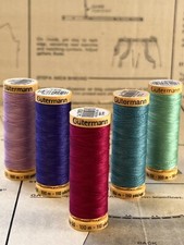 Gutermann 100% natural cotton 100m hand & machine sewing thread