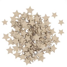 Wooden Stars Laser Cut - 3mm