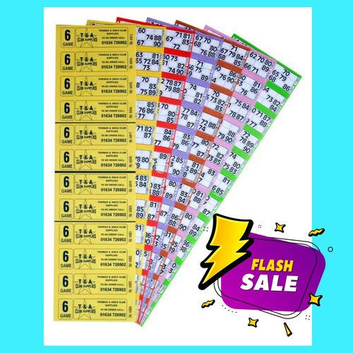 Bingo tickets books - bingo, 1500