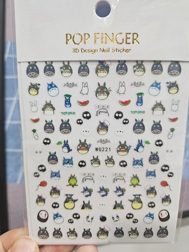 Studio ghibli totoro nail - studio,