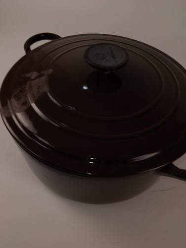 Creuset large dark brown - large,