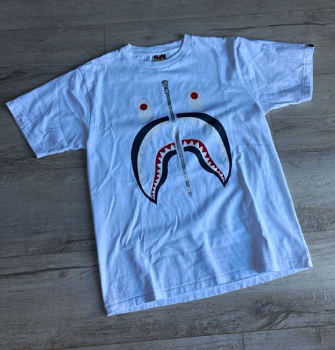 Men white bape - white, shark