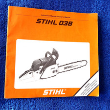 STIHL 038 - Chainsaw : Instruction/Owners Manual - In nice condition...