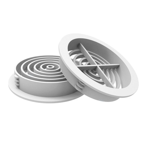 White plastic 70mm - x,