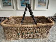 Vintage 1950s Wicker Shopping