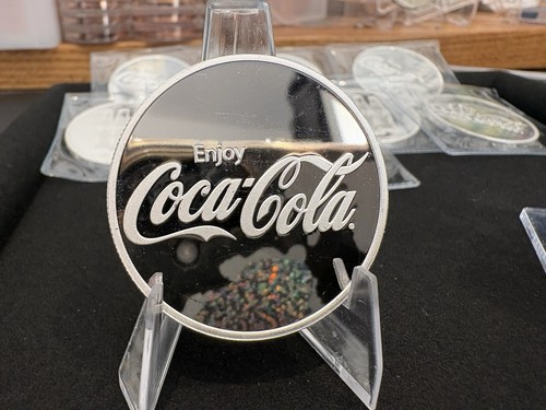 Coca cola 1oz - coca, silver
