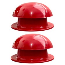 2 X MUSHROOM VENT RED NARROW