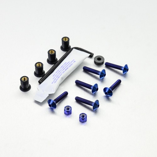 Titanium screen bolt - screen, kit