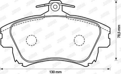 Brake pad set disc - pad,