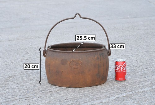 Old cast iron cauldron - old, by