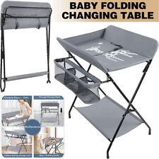 Folding Baby Changing Unit Table Station Changer Bed Storage Nursery Care Table