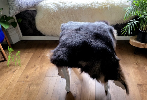 Goat hide rug - rug, size