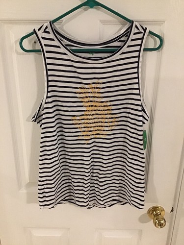 Dip tank top white blue - dip,