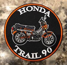 Orange Honda Trail 90 Cloth